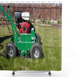 Personality  Lawn Aerator Shower Curtains