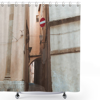 Personality  Road Sign Shower Curtains