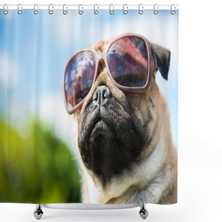 Personality  Dog Mops Shower Curtains