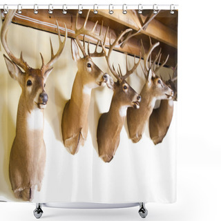 Personality  Deer Heads Shower Curtains