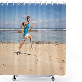 Personality  Jogging Shower Curtains