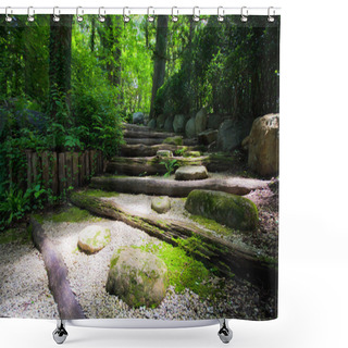 Personality  Zen Steps Shower Curtains