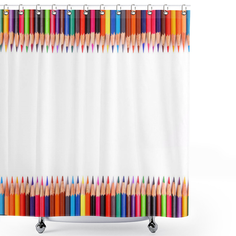 Personality  Color pencil shower curtains