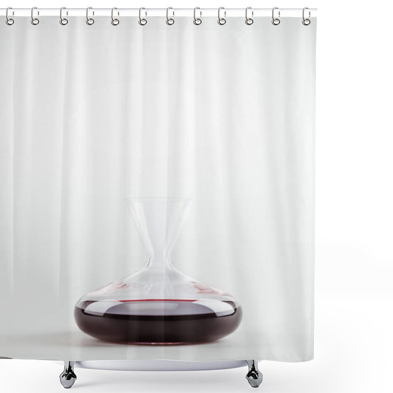 Personality  red wine in decanter shower curtains