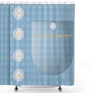 Personality  Beautiful Vector Illustration For Father's Day Celebration Shower Curtains