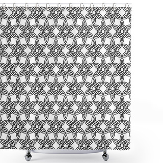 Personality  Celtic Knot Pattern Shower Curtains