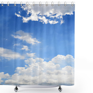 Personality  Blue Sky And White Clouds In Okinawa Shower Curtains
