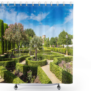 Personality  Garden At Alcazar In Cordoba Shower Curtains