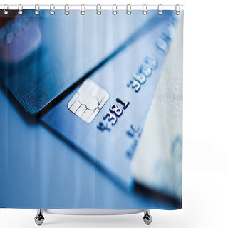 Personality  Credit Cards Shower Curtains