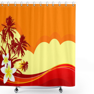 Personality  Summer Vacation Shower Curtains