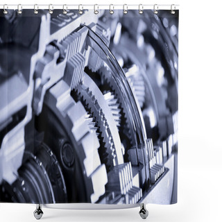 Personality  Automotive Transmission Shower Curtains