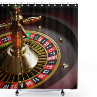 Personality  Roulette - Casino - Gamble - Game Shower Curtains
