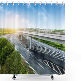 Personality  Highways And Viaducts Shower Curtains