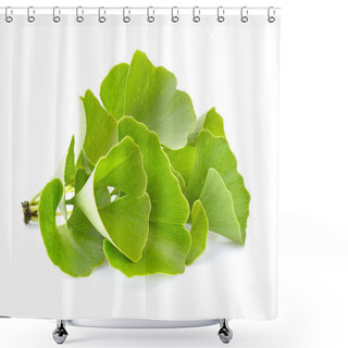 Personality  Ginkgo Biloba Leaves Shower Curtains
