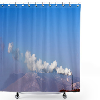 Personality  Polution Shower Curtains