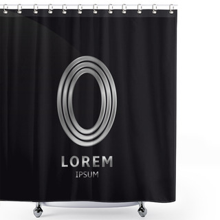 Personality  Letter O Shower Curtains