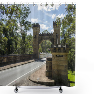 Personality  Hampden Bridge (Kangaroo Valley) Shower Curtains