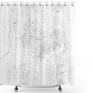 Personality  Dirty Cracked Plaster Texture Shower Curtains
