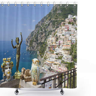Personality  Positano, Italy Shower Curtains