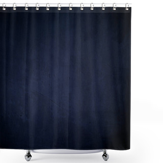 Personality  Dark Blue Grungy Wall Background Or Texture  Shower Curtains