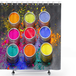 Personality  Colorful Dyes Shower Curtains