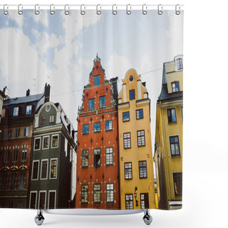 Personality  Colorful Houses Shower Curtains