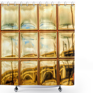 Personality  Urban Window Shower Curtains