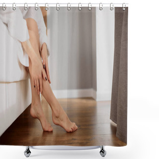 Personality  Beautiful Slender Female Legs Shower Curtains