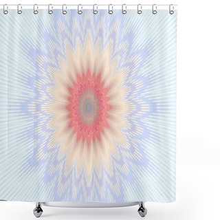 Personality  Pastel Flower Pattern Soft Floral. Graphics. Shower Curtains