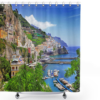 Personality  Beautiful Amalfi Coast Shower Curtains