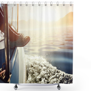 Personality  Sailing Lifestyle Shower Curtains