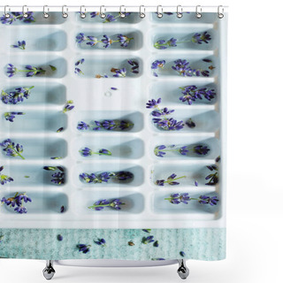 Personality  Water For Ice Flavored With Lavender Shower Curtains