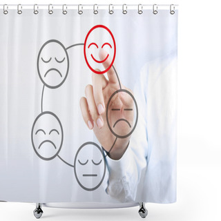 Personality  Positive Concept Shower Curtains