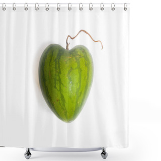 Personality  Heart-shaped Watermelon Shower Curtains