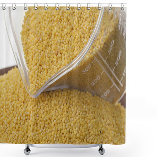 Personality  Millet In A Plate Shower Curtains