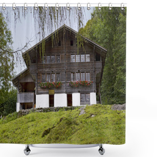 Personality  House From Brienz BE Shower Curtains