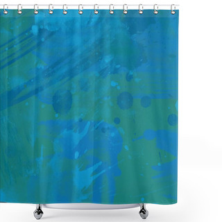 Personality  Abstract Watercolor Strokes And Stains In Grunge Pattern Shower Curtains