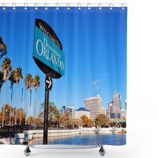 Personality  Orlando Lake Lucerne Shower Curtains