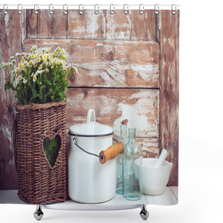 Personality  Cozy Home Rustic Decor Shower Curtains