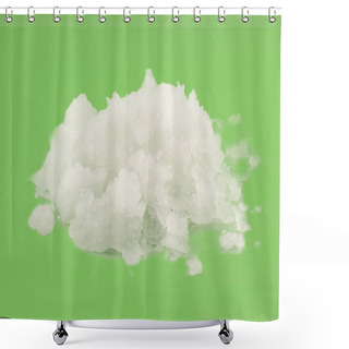 Personality  Pile Of Snow Shower Curtains