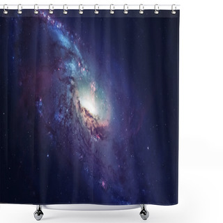 Personality  Awesome Spiral Galaxy Many Light Years Far From The Earth. Elements Furnished By NASA Shower Curtains