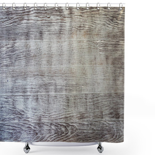 Personality  Decorative Rustic Wooden Background With Horizontal Planks  Shower Curtains