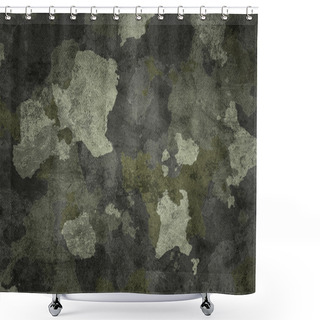 Personality  Army Camouflage Background Shower Curtains