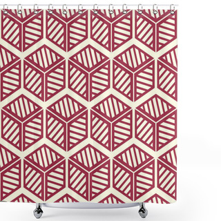 Personality  Geometric Abstract Seamless Pattern Shower Curtains