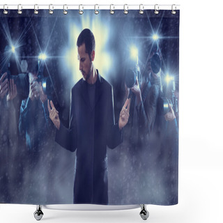 Personality  Male Vip Celebrity Shower Curtains