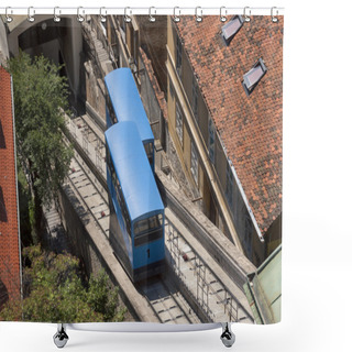 Personality  Zagreb Funicular Shower Curtains