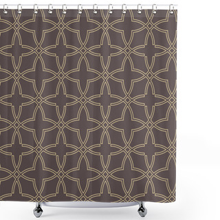 Personality  Seamless Pattern In Arabian Style Shower Curtains