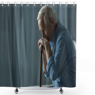 Personality  Old Age Shower Curtains