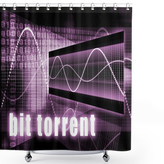 Personality  Bit Torrent Shower Curtains