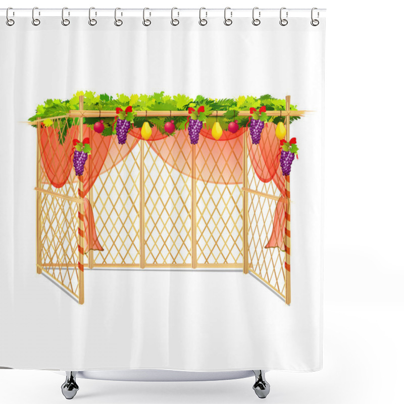 Personality  Sukkah For Celebrating Sukkot Shower Curtains